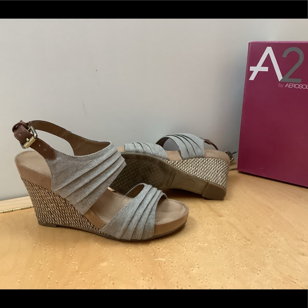 Aerosoles Wedge Platform Espadrille Sandals